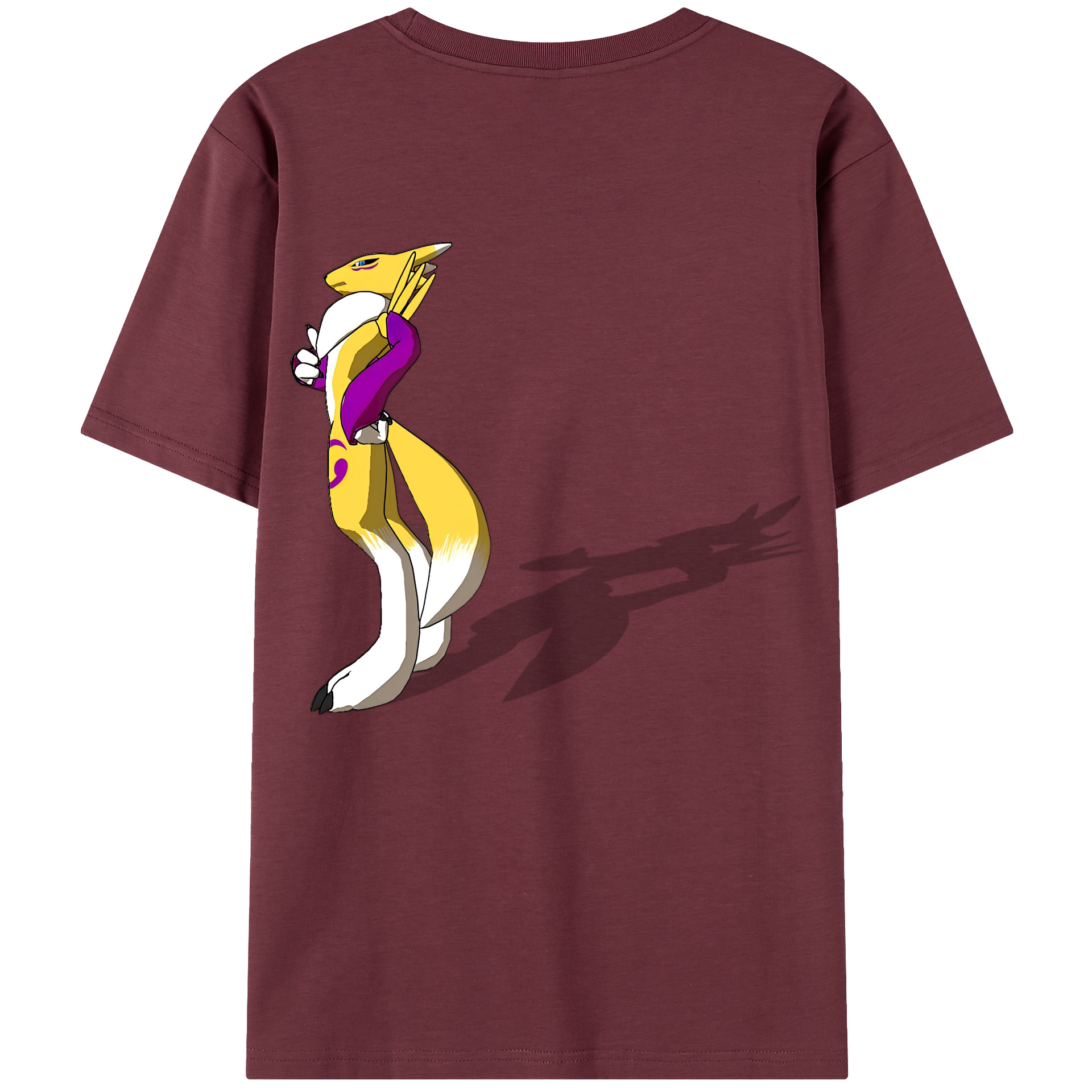 （画像用） Digimon デジタルモンスター/デジモン 綿100％半袖Tシャツ（背面プリント）